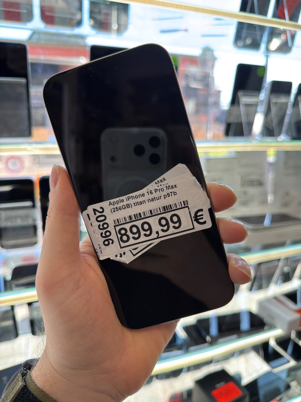 Apple iPhone 16 Pro Max (256GB) titan natur p97b