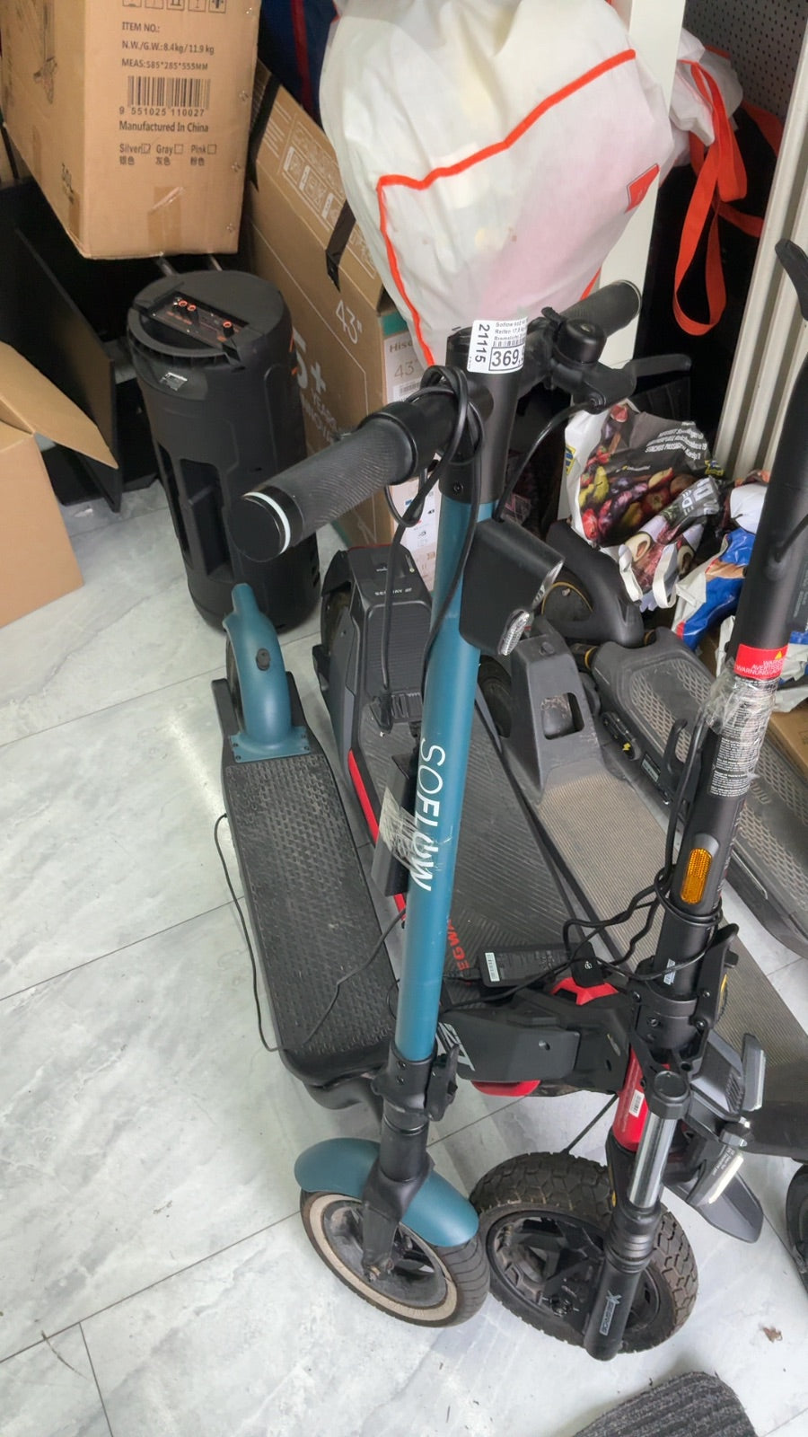 Soflow so2 Air Max 2023 10 Zoll Reifen 17,8 kg Gewicht Blinker Bremslicht 20 km/h
