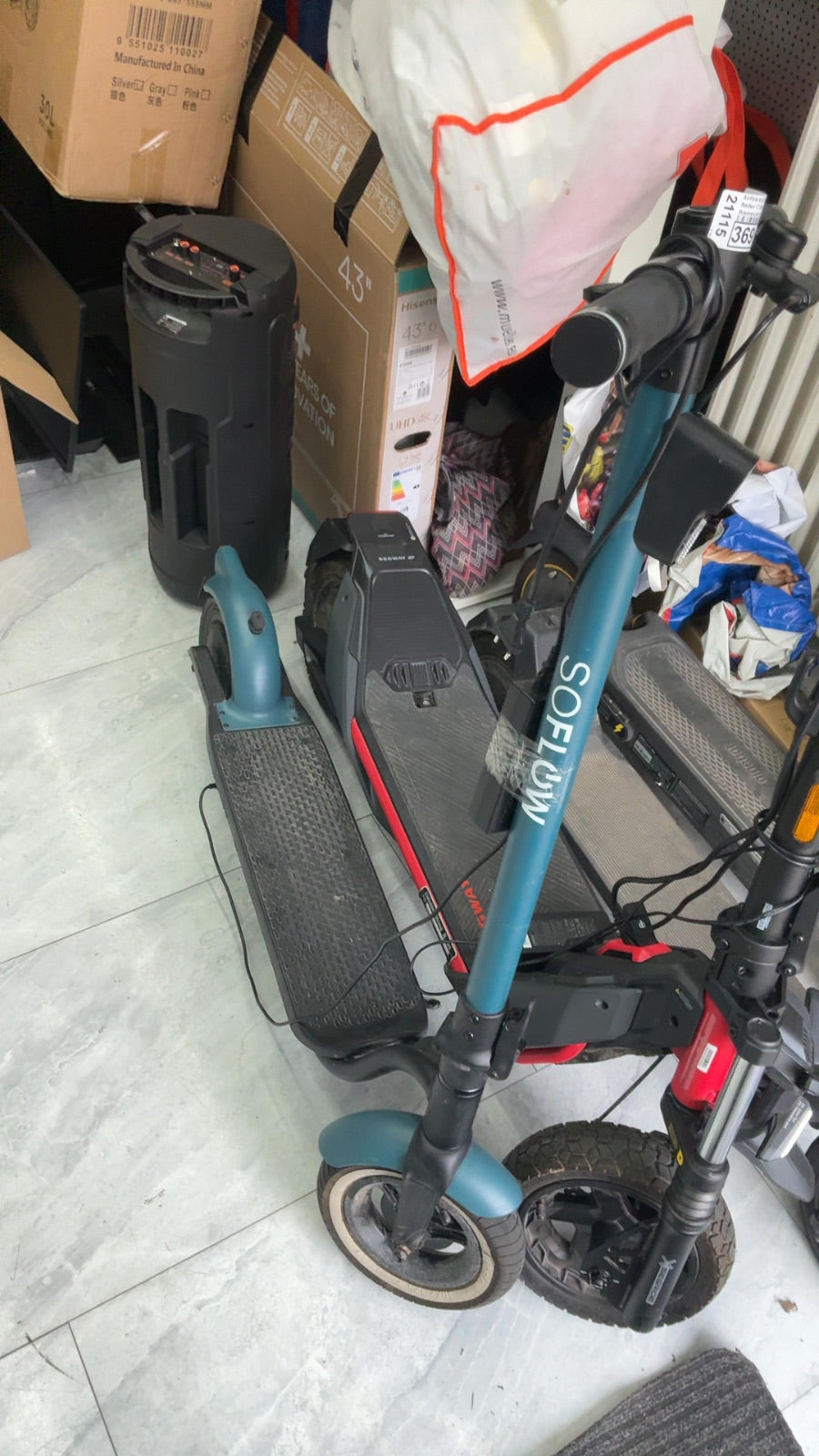 Soflow so2 Air Max 2023 10 Zoll Reifen 17,8 kg Gewicht Blinker Bremslicht 20 km/h