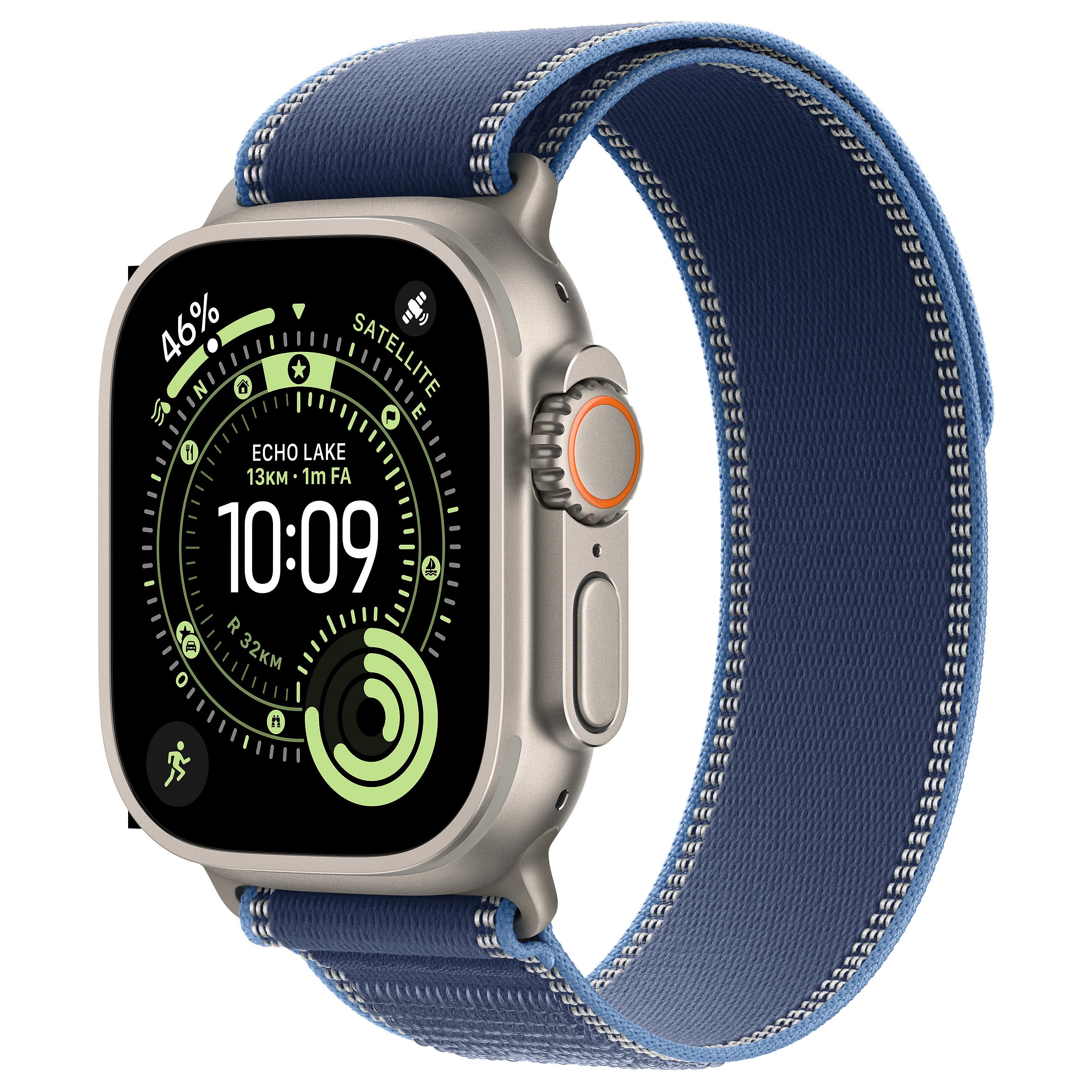 Apple Watch Ultra 3 Titanium Natural Trail Blue