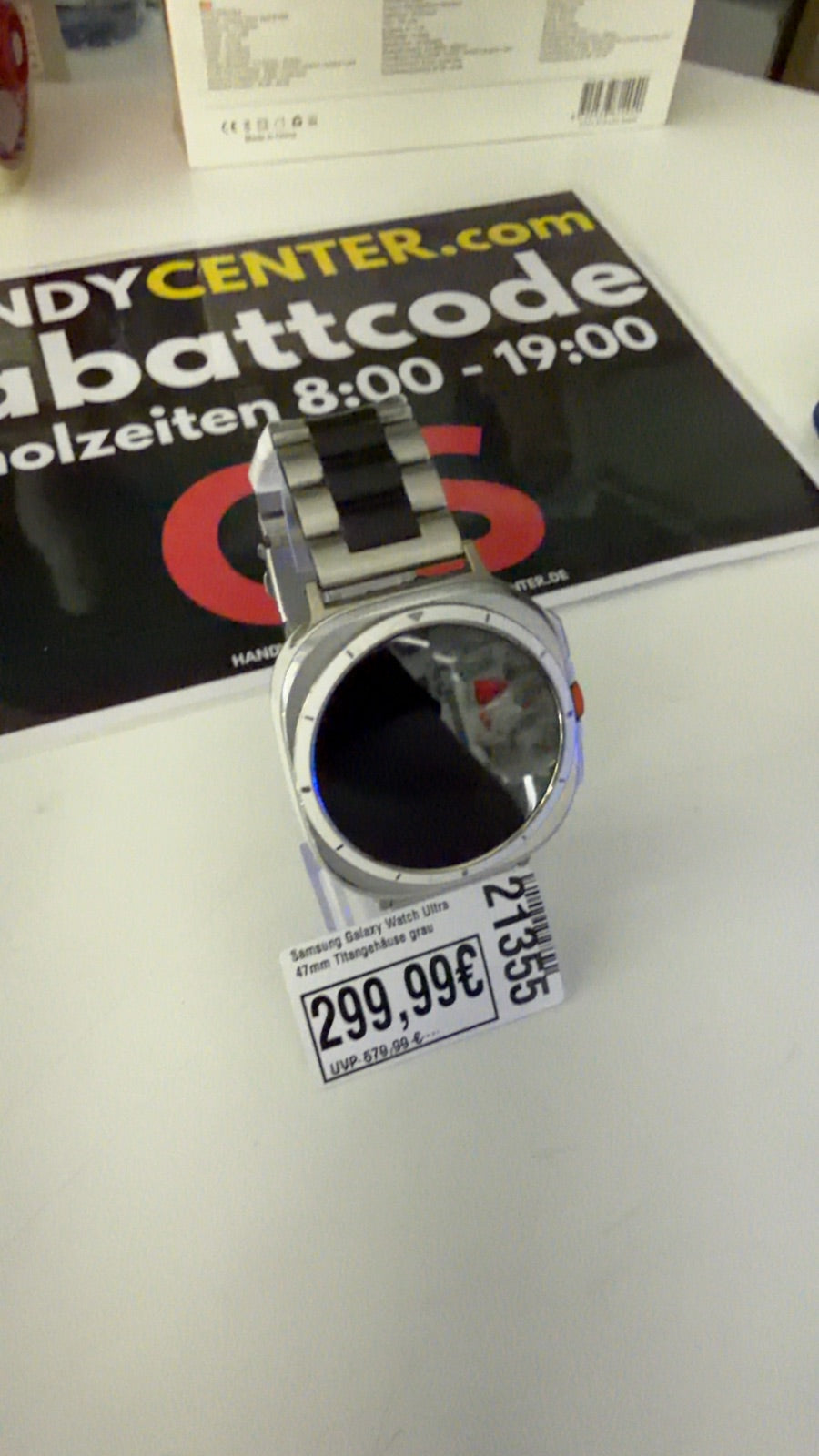 Samsung Galaxy Watch Ultra 47mm Titangehäuse grau