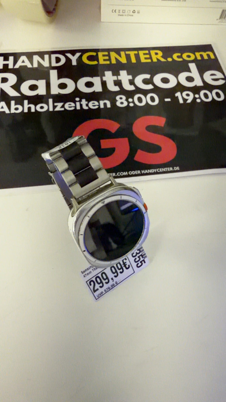 Samsung Galaxy Watch Ultra 47mm Titangehäuse grau