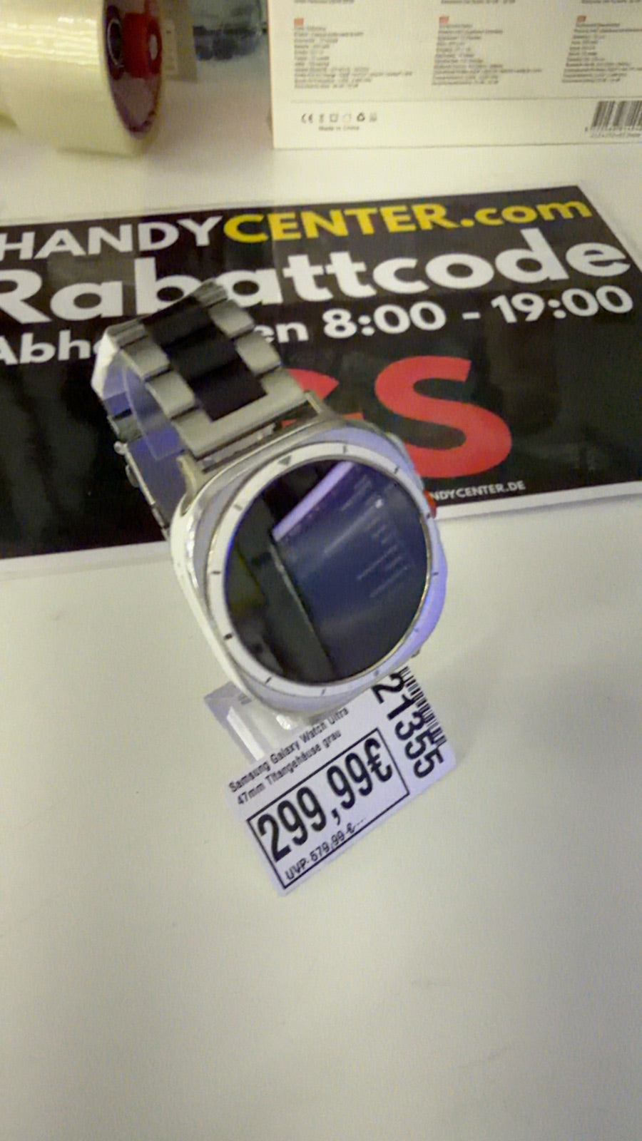 Samsung Galaxy Watch Ultra 47mm Titangehäuse grau