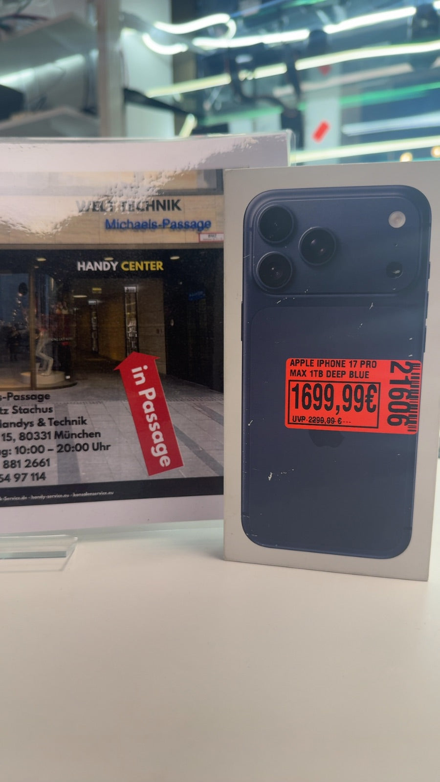 APPLE IPHONE 17 PRO MAX 1TB DEEP BLUE