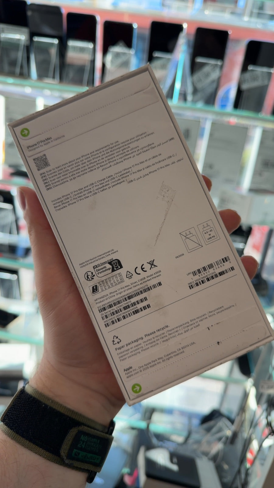 iPhone 17 pro max 256gb