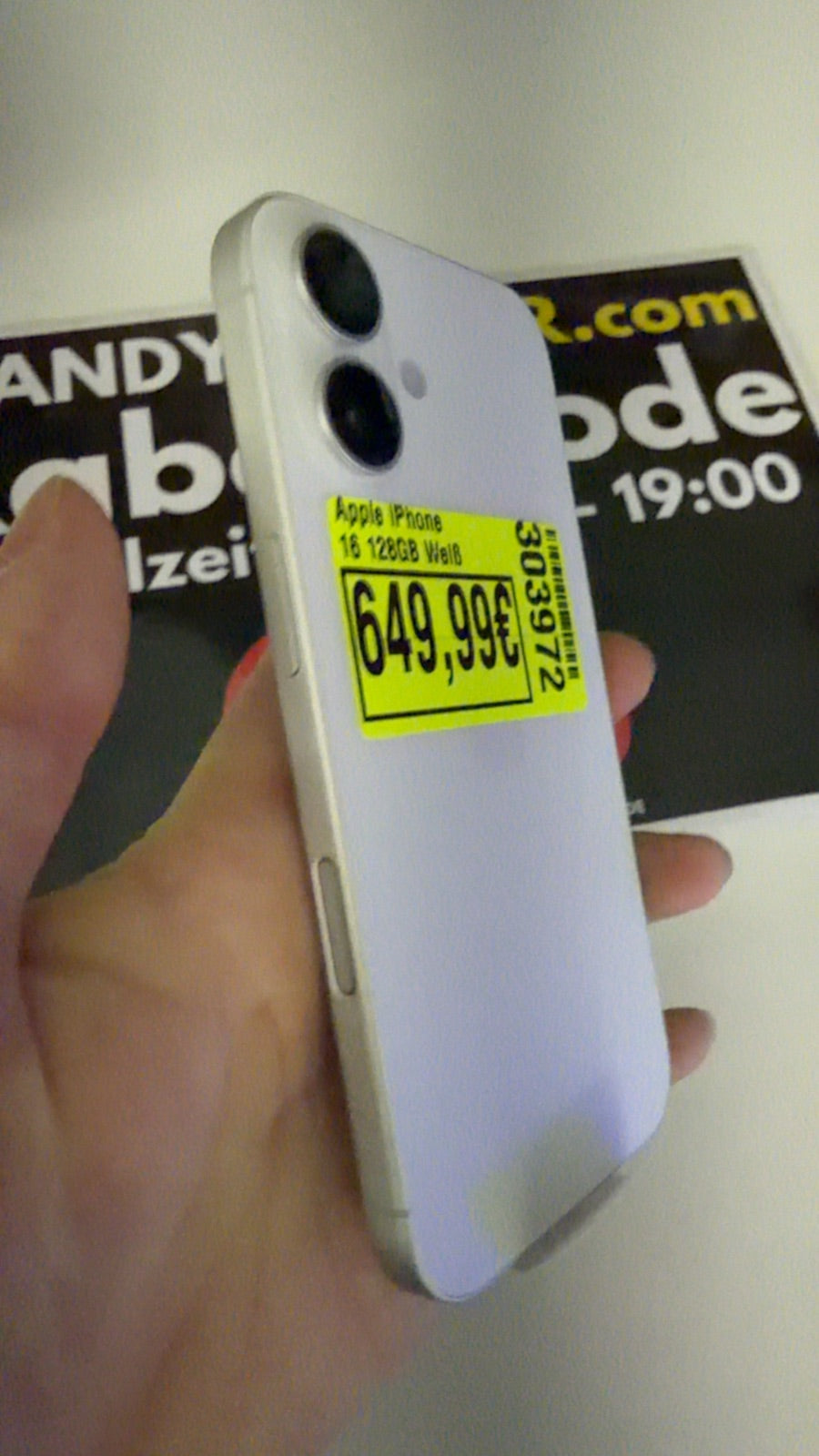 Apple iPhone 16 128GB Weiß