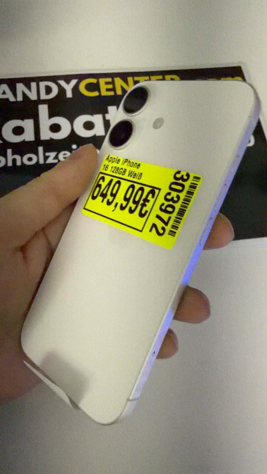 Apple iPhone 16 128GB Weiß