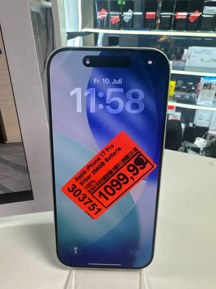 Apple iPhone 17 Pro, 256GB, Silber