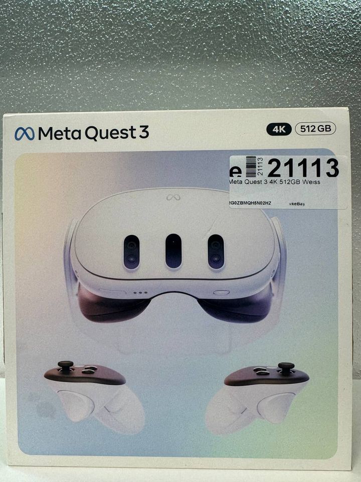Meta Quest 3 512GB Weiss – VR-Headset