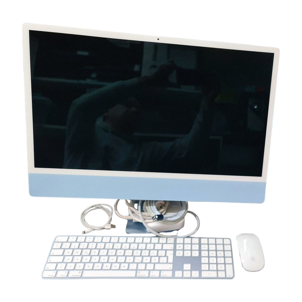Apple iMac 24 Zoll Blau 2021 Apple M1 8C8G 16GB 256GB SSD