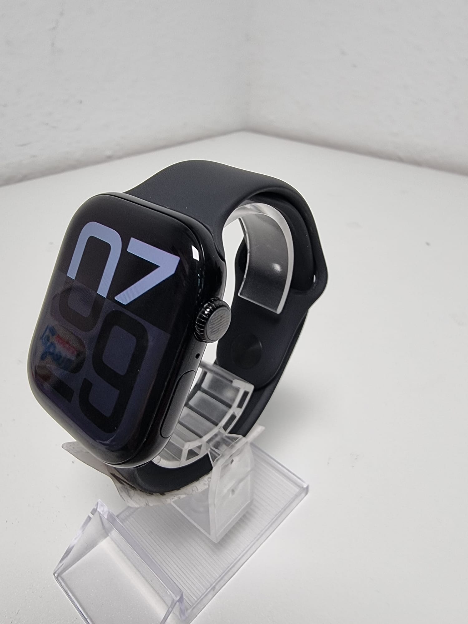 Apple Watch Series 10 GPS, 46 mm Aluminiumgehäuse Sportarmband Schwarz b100p Zweitbild