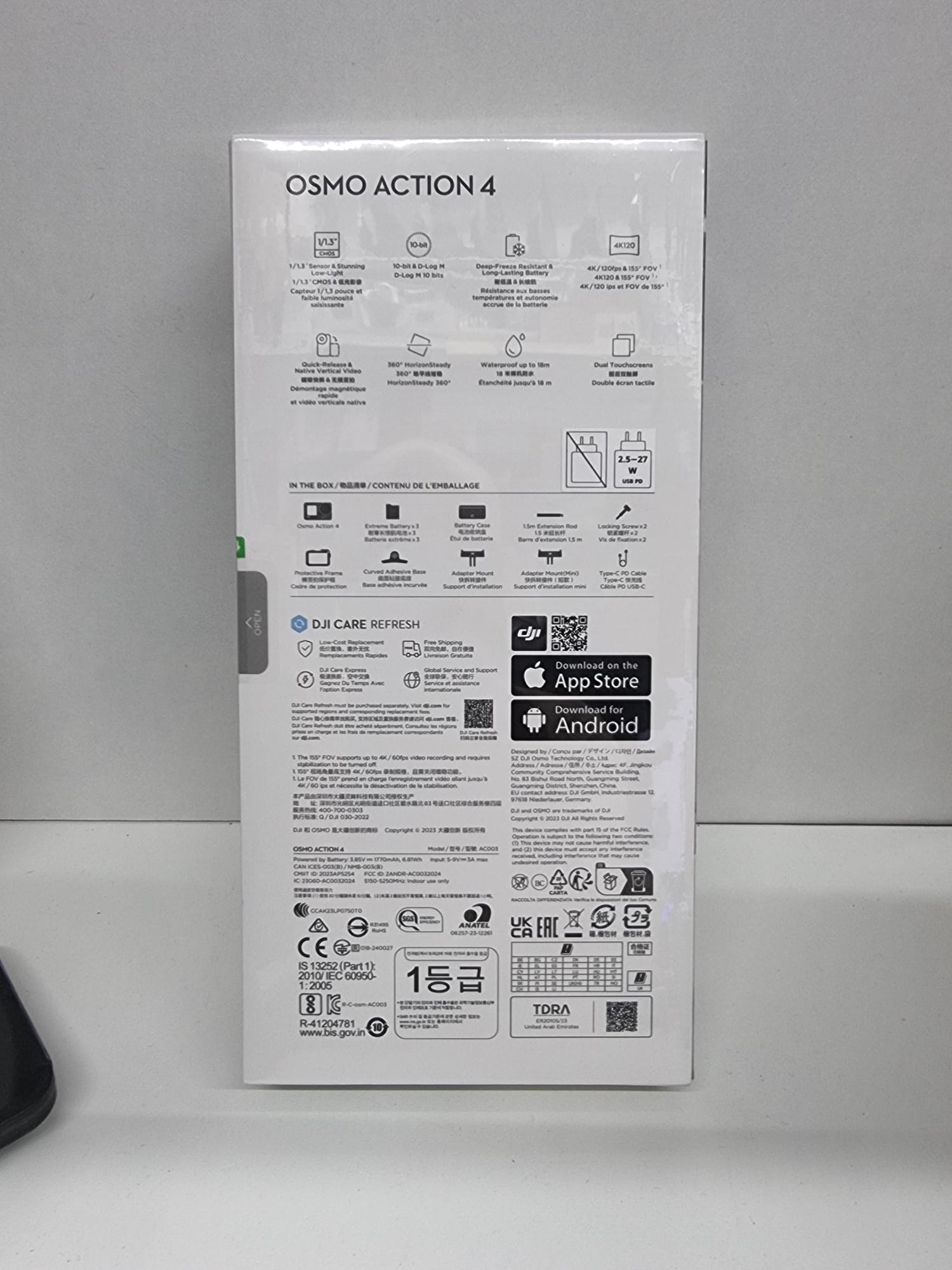 N15-B59-DJI Osmo Action 4 Adventure Combo wasserdicht 4K/120fps